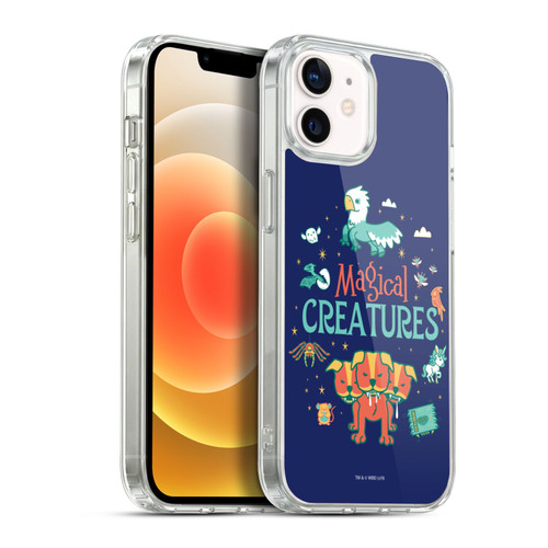 Harry Potter Deathly Hallows I Magical Creatures Soft Gel Case for Apple iPhone 12 / iPhone 12 Pro & MagSafe