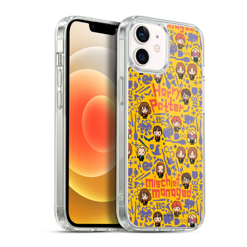Harry Potter Deathly Hallows I Mischief Managed Soft Gel Case for Apple iPhone 12 / iPhone 12 Pro & MagSafe