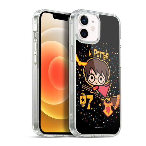 Harry Potter Deathly Hallows I Quidditch Broom Soft Gel Case for Apple iPhone 12 / iPhone 12 Pro & MagSafe