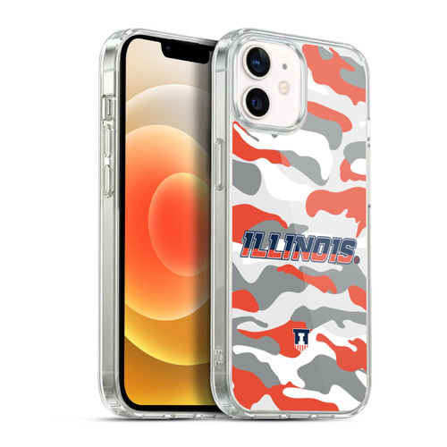 University Of Illinois U Of I University Of Illinois Art Camou Full Color Soft Gel Case for Apple iPhone 12 / iPhone 12 Pro & MagSafe