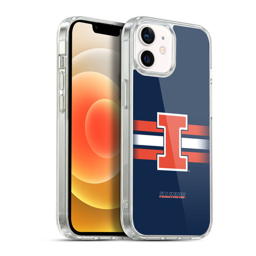 University Of Illinois U Of I University Of Illinois Art Graphics 2 Soft Gel Case for Apple iPhone 12 / iPhone 12 Pro & MagSafe
