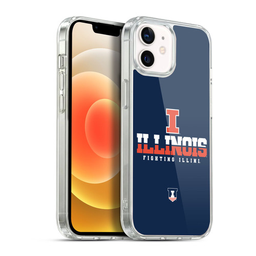 University Of Illinois U Of I University Of Illinois Art I Illinois Soft Gel Case for Apple iPhone 12 / iPhone 12 Pro & MagSafe