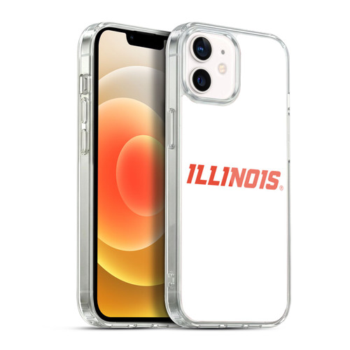University Of Illinois U Of I University Of Illinois Art Word Mark 2 Soft Gel Case for Apple iPhone 12 / iPhone 12 Pro & MagSafe