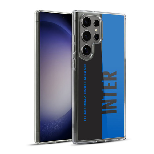 Fc Internazionale Milano Graphics Half Soft Gel Case for Samsung Galaxy S23 Ultra 5G & MagSafe