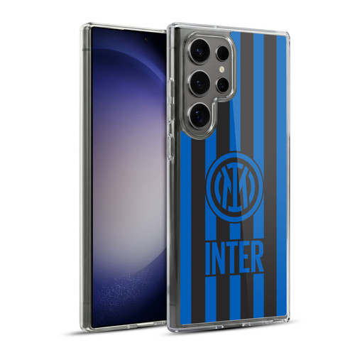 Fc Internazionale Milano Graphics Stripes 2 Soft Gel Case for Samsung Galaxy S23 Ultra 5G & MagSafe