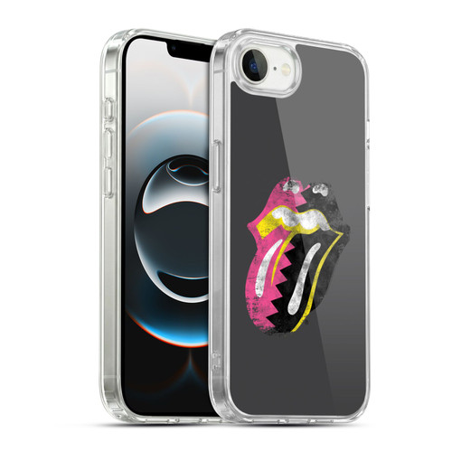 The Rolling Stones Albums Girls Pop Art Tongue Solo Soft Gel Case for Apple iPhone 16e / Apple iPhone 17e & MagSafe