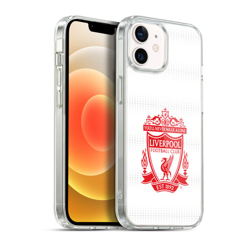 Liverpool Football Club Crest Designs Red Away Soft Gel Case for Apple iPhone 12 / iPhone 12 Pro & MagSafe