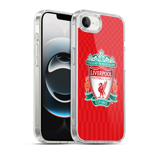 Liverpool Football Club Crest Designs Full Colour Home Soft Gel Case for Apple iPhone 16e / Apple iPhone 17e & MagSafe