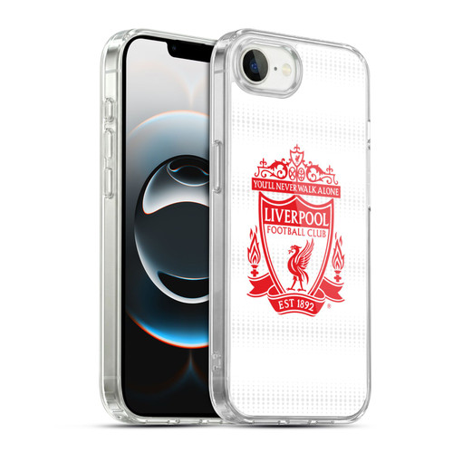 Liverpool Football Club Crest Designs Red Away Soft Gel Case for Apple iPhone 16e / Apple iPhone 17e & MagSafe