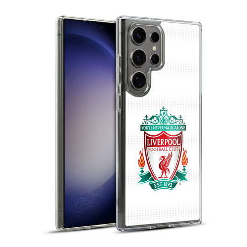 Liverpool Football Club Crest Designs Full Colour Away Soft Gel Case for Samsung Galaxy S23 Ultra 5G & MagSafe