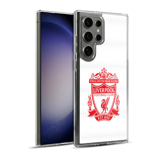 Liverpool Football Club Crest Designs Red Away Soft Gel Case for Samsung Galaxy S23 Ultra 5G & MagSafe