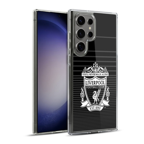 Liverpool Football Club Crest Designs White Third Soft Gel Case for Samsung Galaxy S23 Ultra 5G & MagSafe