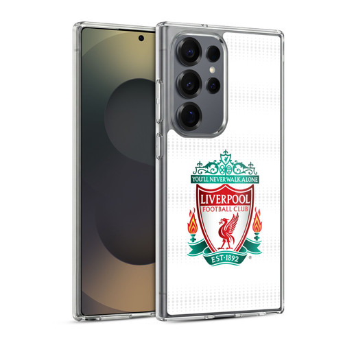 Liverpool Football Club Crest Designs Full Colour Away Soft Gel Case for Samsung Galaxy S25 Ultra & MagSafe