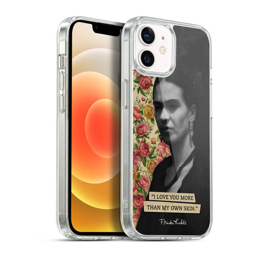 Frida Kahlo Portraits And Quotes I Love You Soft Gel Case for Apple iPhone 12 / iPhone 12 Pro & MagSafe