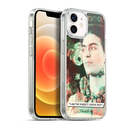 Frida Kahlo Portraits And Quotes Muse Soft Gel Case for Apple iPhone 12 / iPhone 12 Pro & MagSafe