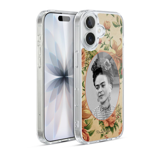 Frida Kahlo Portraits And Quotes Floral Soft Gel Case for Apple iPhone 17