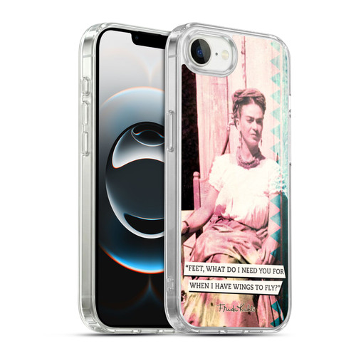 Frida Kahlo Portraits And Quotes Strange Soft Gel Case for Apple iPhone 16e / Apple iPhone 17e & MagSafe