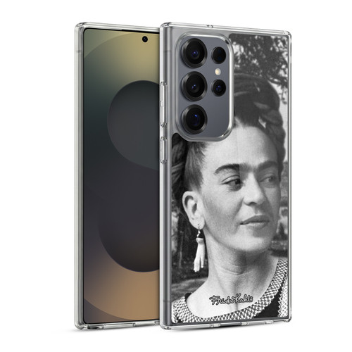 Frida Kahlo Portraits And Quotes Headdress Soft Gel Case for Samsung Galaxy S25 Ultra & MagSafe