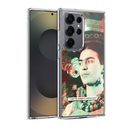 Frida Kahlo Portraits And Quotes Muse Soft Gel Case for Samsung Galaxy S25 Ultra & MagSafe