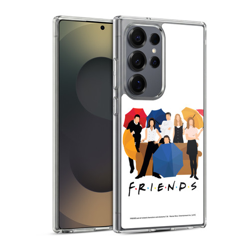 Friends TV Show Key Art Logo Opening Sequence Soft Gel Case for Samsung Galaxy S25 Ultra & MagSafe
