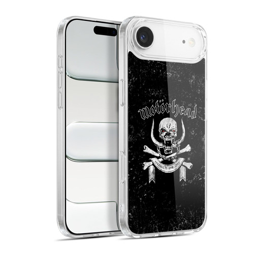 Motorhead Album Covers March Or Die Soft Gel Case for Apple iPhone 17 Air
