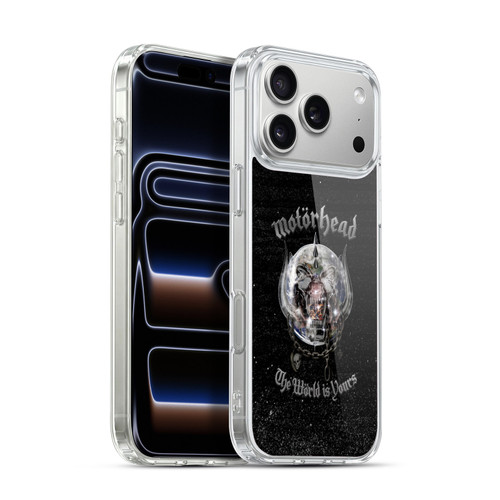 Motorhead Album Covers The World Is Yours Soft Gel Case for Apple iPhone 17 Pro Max