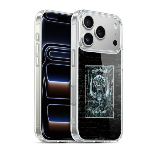 Motorhead Album Covers Kiss Of Death Soft Gel Case for Apple iPhone 17 Pro