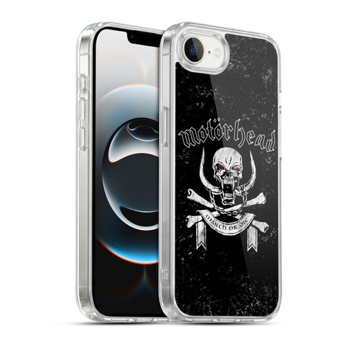 Motorhead Album Covers March Or Die Soft Gel Case for Apple iPhone 16e / Apple iPhone 17e & MagSafe