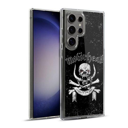 Motorhead Album Covers March Or Die Soft Gel Case for Samsung Galaxy S23 Ultra 5G & MagSafe