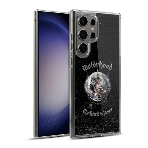 Motorhead Album Covers The World Is Yours Soft Gel Case for Samsung Galaxy S23 Ultra 5G & MagSafe
