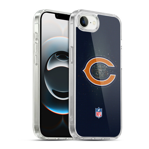 NFL Chicago Bears Artwork LED Soft Gel Case for Apple iPhone 16e / Apple iPhone 17e & MagSafe