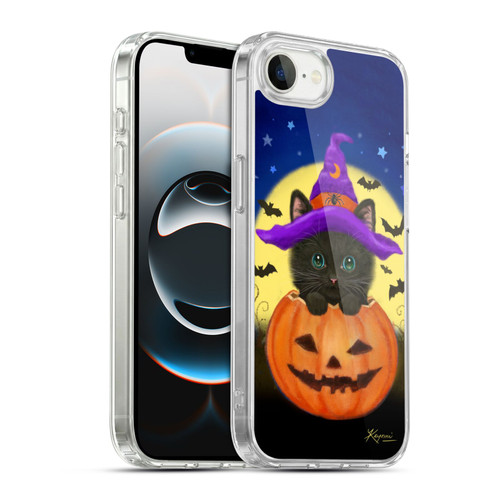 Kayomi Harai Animals And Fantasy Halloween With Cat Soft Gel Case for Apple iPhone 16e / Apple iPhone 17e & MagSafe