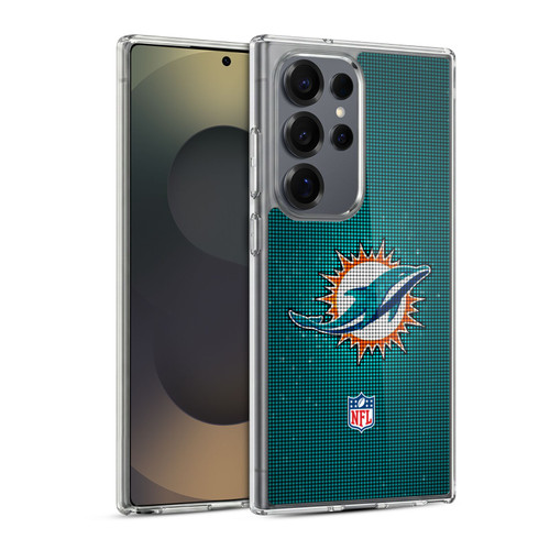 NFL Miami Dolphins Artwork LED Soft Gel Case for Samsung Galaxy S25 Ultra & MagSafe