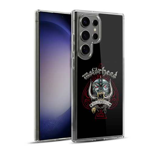 Motorhead Graphics Ace Of Spades Dog Soft Gel Case for Samsung Galaxy S23 Ultra 5G & MagSafe