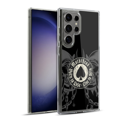Motorhead Graphics Born To Lose Love To Win Soft Gel Case for Samsung Galaxy S23 Ultra 5G & MagSafe