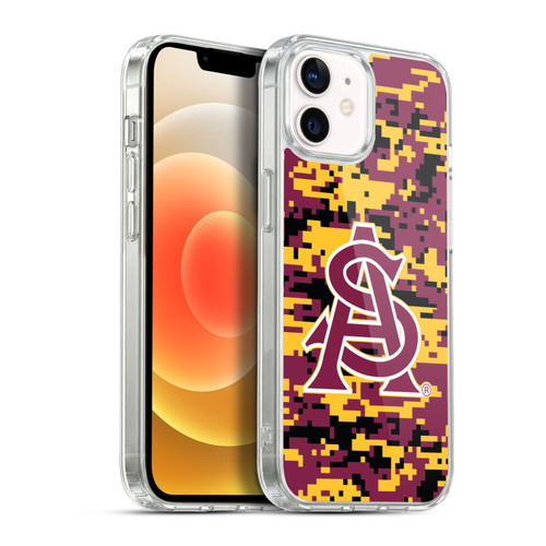Arizona State University ASU Arizona State University Digital Camouflage Soft Gel Case for Apple iPhone 12 / iPhone 12 Pro & MagSafe