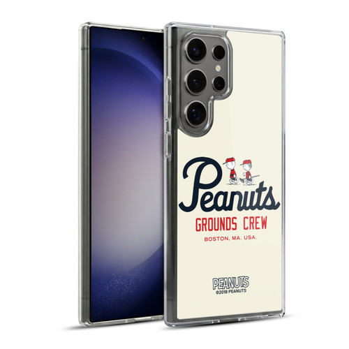 Peanuts Varsity Sports Boston Grounds Crew Soft Gel Case for Samsung Galaxy S23 Ultra 5G & MagSafe
