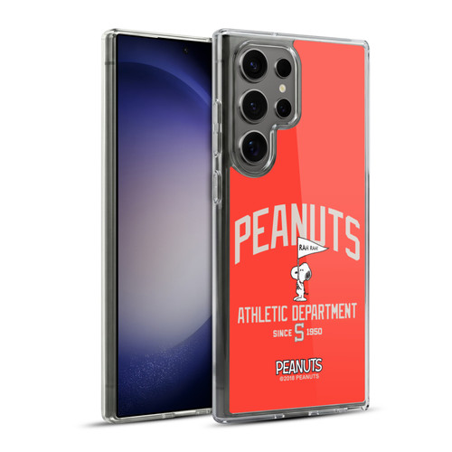 Peanuts Varsity Sports Snoopy Athletic Department Soft Gel Case for Samsung Galaxy S23 Ultra 5G & MagSafe
