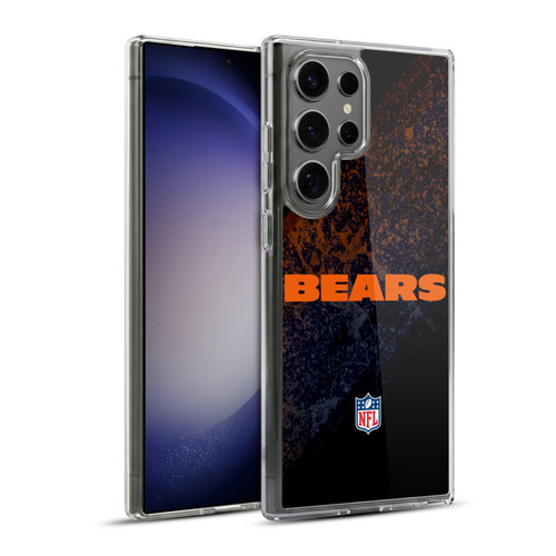 NFL Chicago Bears Logo Blur Soft Gel Case for Samsung Galaxy S23 Ultra 5G & MagSafe