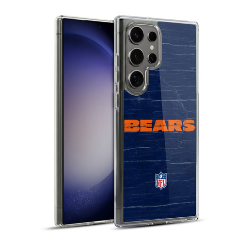 NFL Chicago Bears Logo Distressed Look Soft Gel Case for Samsung Galaxy S23 Ultra 5G & MagSafe