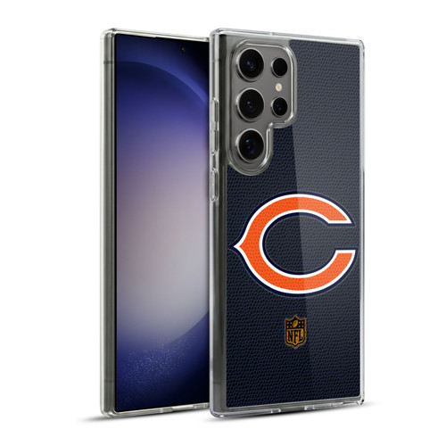 NFL Chicago Bears Logo Football Soft Gel Case for Samsung Galaxy S23 Ultra 5G & MagSafe