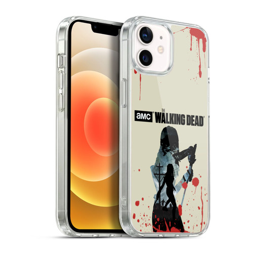 AMC The Walking Dead Silhouettes Michonne Soft Gel Case for Apple iPhone 12 / iPhone 12 Pro & MagSafe