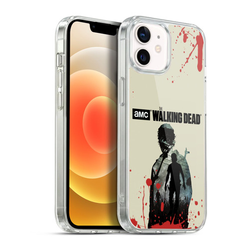 AMC The Walking Dead Silhouettes Rick Soft Gel Case for Apple iPhone 12 / iPhone 12 Pro & MagSafe