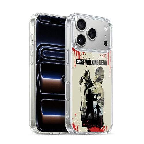 AMC The Walking Dead Silhouettes Daryl Full Soft Gel Case for Apple iPhone 17 Pro