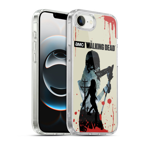 AMC The Walking Dead Silhouettes Michonne Soft Gel Case for Apple iPhone 16e / Apple iPhone 17e & MagSafe