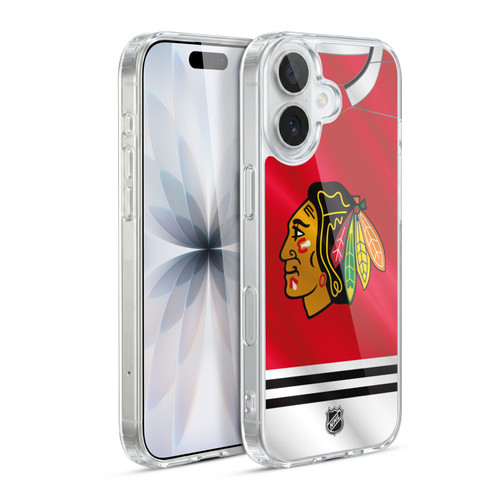 NHL Chicago Blackhawks Jersey Soft Gel Case for Apple iPhone 17