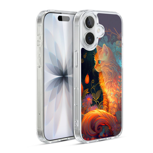 JK Stewart Art Cat Soft Gel Case for Apple iPhone 17