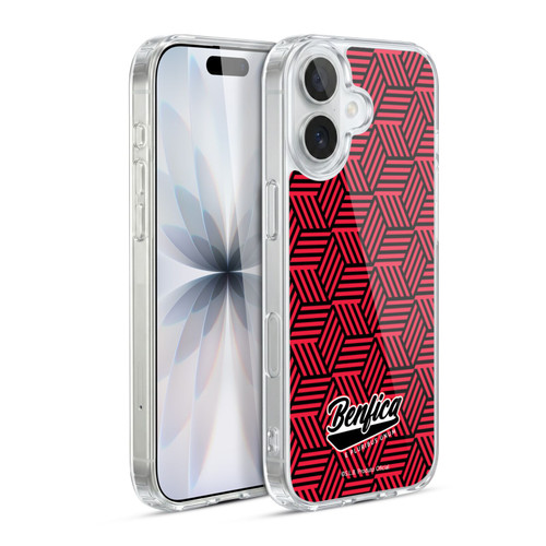 S.L. Benfica 2021/22 Crest Geometric Soft Gel Case for Apple iPhone 17