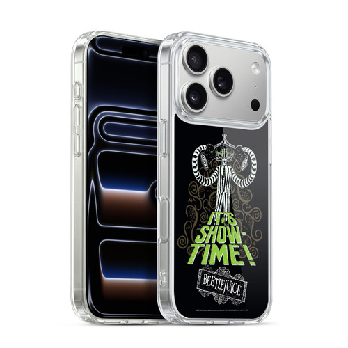 Beetlejuice Graphics Show Time Soft Gel Case for Apple iPhone 17 Pro