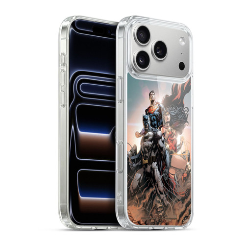 Justice League DC Comics Comic Book Covers Rebirth Trinity #1 Soft Gel Case for Apple iPhone 17 Pro Max